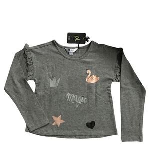 Petit Lem Kids NWT Long Sleeve Top Girls 6